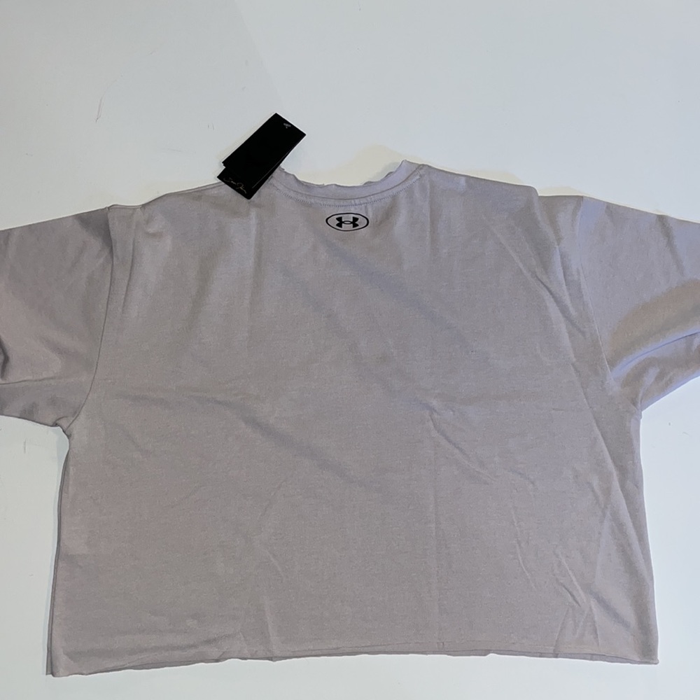 XL Under Armour Project Rock Training Cutoff Shirt mens gray NWT $45 - Picture 8 of 9
